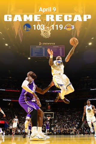 Warriors Defeated By Lakers in Regular Season Home Finale